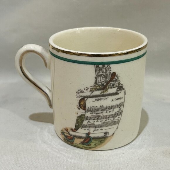 Vintage Demitasse Made in England for PV Scene from Mignon by Ambroise Thomas - Picture 3 of 7
